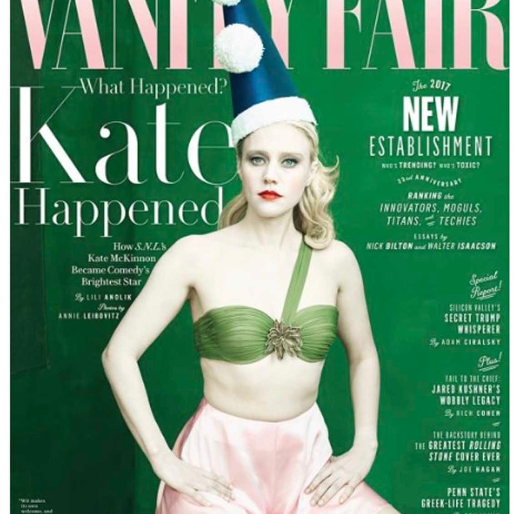 VANITY FAIR MAGAZINE, NOVEMBER 2017, EXCELLENT CONDITION, KATE McKINNON COVER,